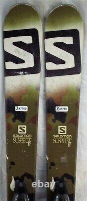 13-14 Salomon Suspect Jr Used Junior Skis withBindings Size 150cm #347760