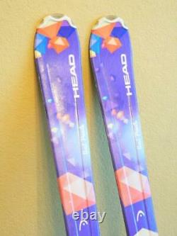 137cm HEAD Best Friends All-Mountain Girls' Skis with LRX 4.5 Adjustable Bindings