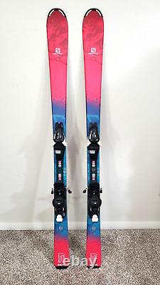 140 cm SALOMON THE LUX JR All Mountain Skis with Adjustable Bindings