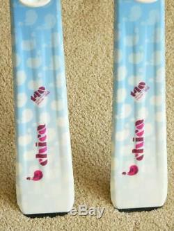 140cm Volkl Chica All Mountain Jr Girl Skis with MARKER 7.0 Quick Adjust Bindings