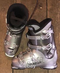 142 cm Nordica Drive 76 skis bindings + Dalbello Gripwalk sole boots women's 8