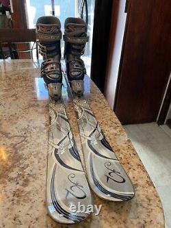 142cm K2 TRUE LUV All Mountain Wmn's Skis, Bindings, Nordica Boots Package Deal