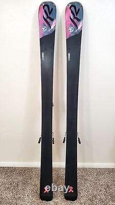 153 cm K2 SUPERSTITIOUS All-Mountain Rocker Women's Skis with Adjustable Bindings