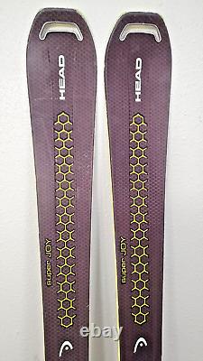 158 cm HEAD Super JOY Carving All-Mountain Women's Skis with Adjustable Bindings