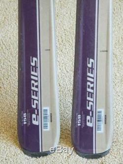 158cm ATOMIC e. 3 E3 All Mountain Women's Skis with Device 310 Adjustable Bindings