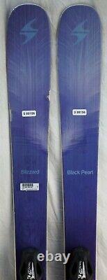 16-17 Blizzard Black Pearl Used Women's Demo Skis withBindings Size 159cm #088156