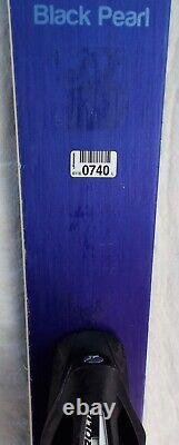 16-17 Blizzard Black Pearl Used Women's Demo Skis withBindings Size 159cm #977951