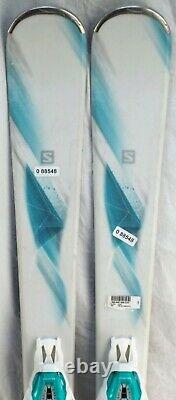 16-17 Salomon Kiana Used Womens Demo Skis withBindings Size 137cm #088548