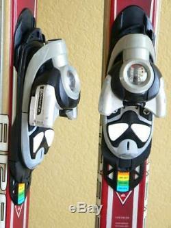 160cm K2 APACHE X All Mountain Skis with SALOMON S710 Adjustable Bindings
