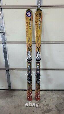 163cm HEAD Monster M77i Liquidmetal All Mountain Skis with HD14 Bindings