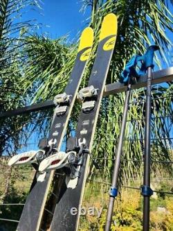 164mm Rossignol Soul 7 Skis + Marker Bindings Nordica Boots Black Diamond Poles