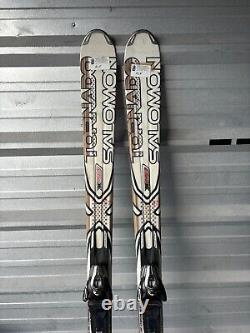 166 cm SALOMON X-WING TORNADO Ti All Mountain Skis with Z12 Adjustable Bindings