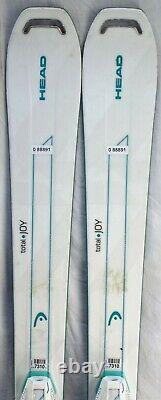 17-18 Head Total Joy Used Women's Demo Skis withBindings Size 158cm #088891