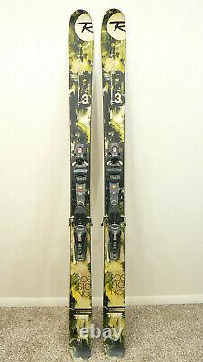 178 cm ROSSIGNOL S3 Twin-Tip All-Mountain Powder Skis with Adjustable Bindings
