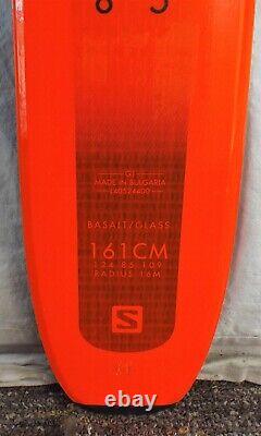 18-19 Salomon QST 85 Used Men's Demo Skis withBindings Size 161cm #977706