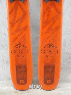 18-19 Salomon QST 85 Used Mens Demo Skis withBindings 169cm #089672