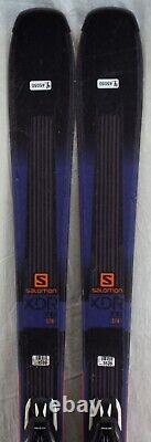 18-19 Salomon XDR 76 STR Used Men's Demo Skis withBindings Size 170cm #445050