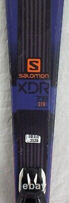 18-19 Salomon XDR 76 STR Used Men's Demo Skis withBindings Size 170cm #445050