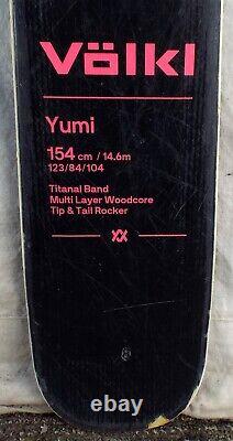 18-19 Volkl Yumi Used Women's Demo Skis withBindings Size 154cm #978249