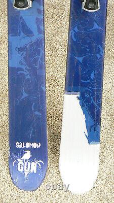 181 cm SALOMON GUN 99 Twin Tip Freestyle Big Mountain Powder Skis with S914 Bdngs