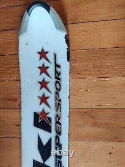 182 cm VOLKL SUPERSPORT Skis with Marker Titanium I200 Adjustable Ski Bindings