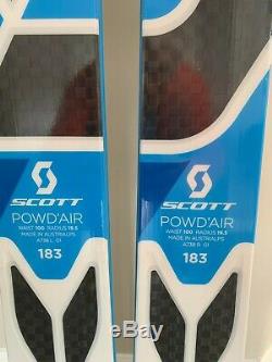 183 cm Scott Powd'air Carbon Fiber Alpine Skis Powdair powder all mountain
