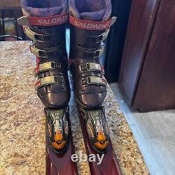 184 cm Atomic REX skis with Atomic bindings & Salomon 27.5 Boots Package