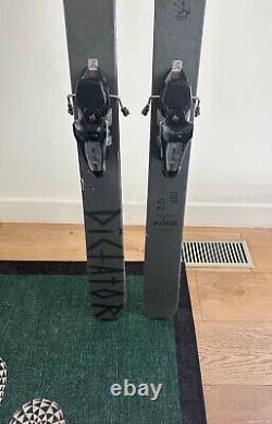 187 Faction Dictator 2.0 skis with Marker Jester Bindings-used