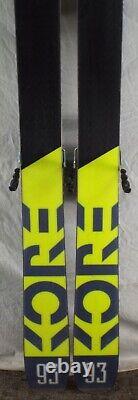 19-20 Head Kore 93 Used Men's Demo Skis withBindings Size 171cm #087189