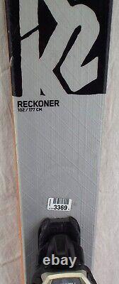 20-21 K2 Reckoner 102 Used Men's Demo Skis withBindings Size 177cm #448093