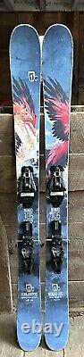 2023 161 cm Icelantic Nomad 105 skis + Salomon Strive 11 bindings/GW compatible