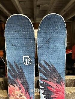 2023 161 cm Icelantic Nomad 105 skis + Salomon Strive 11 bindings/GW compatible