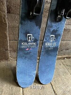 2023 161 cm Icelantic Nomad 105 skis + Salomon Strive 11 bindings/GW compatible