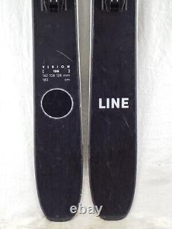 21-22 Line Vision 108 Used Mens Skis withBindings 183cm #949354