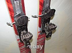 ATOMIC NOMAD Crimson Ti skis 164cm with Atomic XCO 12 ProTrak adjustable bindings