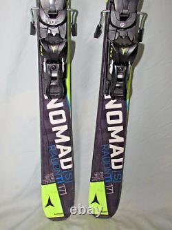 ATOMIC NOMAD S Radon Ti skis 171cm with Atomic XTO 12 ARC adjustable ski bindings