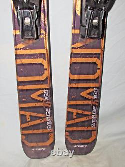 ATOMIC NOMAD Savage Ti skis 168cm with Atomic XCO 12 ProTrak adjustable bindings