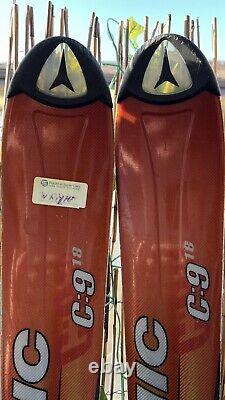 ATOMIC Skis C 9 series 180 with Atomic bindings Power Channel Carbon