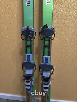 ATOMIC TM11 SKIS, 160cm with SILVRETTA EASY GO CARBON RELEASABLE BINDINGS + SKINS