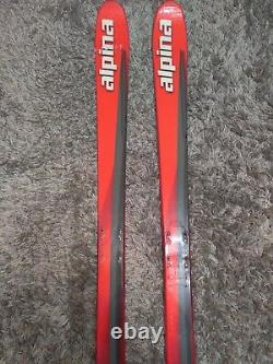 Alpina BEB FORCE Skis Red 148 CM MADE CHECK REPUPLIC NO BINDINGS INCLUDED