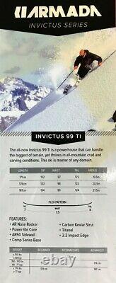 Armada Invictus 99 Ti 187cm Skis New