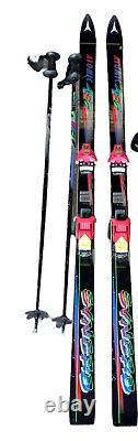 Atomic 180 All Mountain Alpine Skis with Tyrolia S40 Bindings and Poles