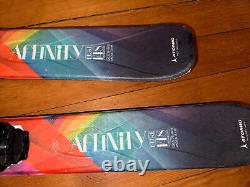 Atomic Affinity PURE 148cm Downhill Skis + Bindings Womens All Mountain Series