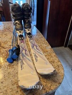 Atomic Cloud 6 149cm Skis, Bindings & Size 24.5 Atomic Boots 38 Ski Poles