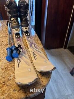 Atomic Cloud 6 149cm Skis, Bindings & Size 24.5 Atomic Boots 38 Ski Poles