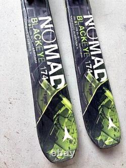 Atomic Nomad Blackeye 174 cm Skis R15 129/81/109 with XTO 12 Bindings Handmade