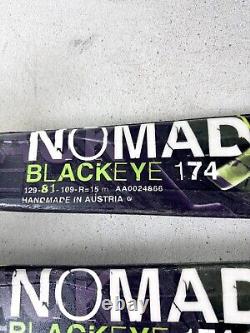 Atomic Nomad Blackeye 174 cm Skis R15 129/81/109 with XTO 12 Bindings Handmade