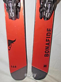 BLIZZARD Bonafide 98 all mtn skis 166cm with Marker GRIFFON 13 DEMO adj. Bindings