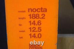 Black Crows Nocta Skis Size 188 CM With Marker Bindings