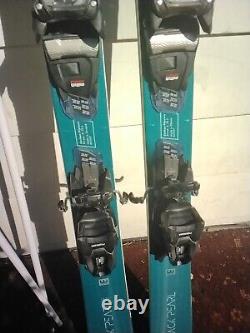 Blizzard Black Pearl 82 ladies snow skis 145 w-Bind (inc POLES at BuyItNow)